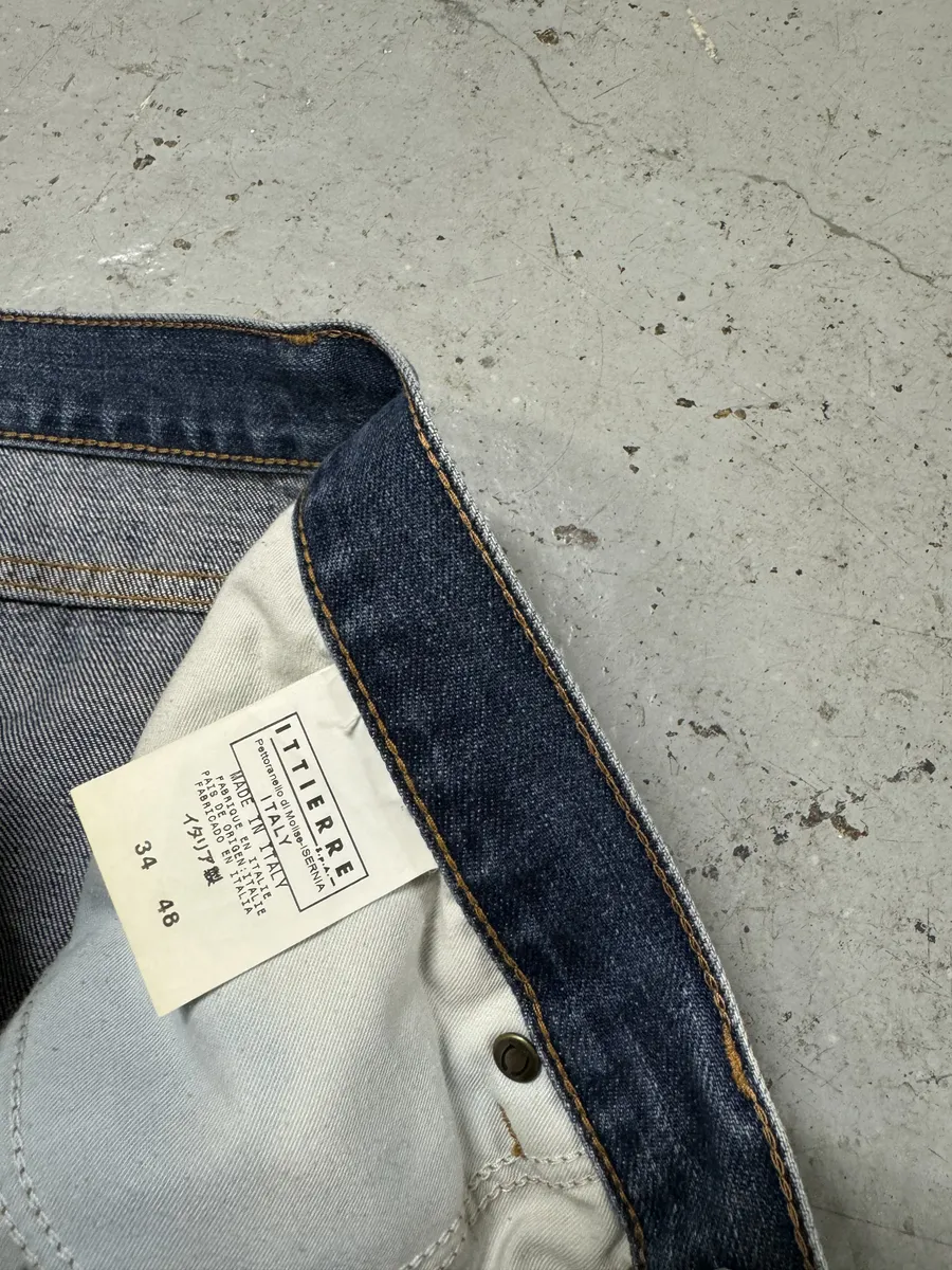 AW2003 Cavalli Blue Pointed Denim Jeans - Image 6