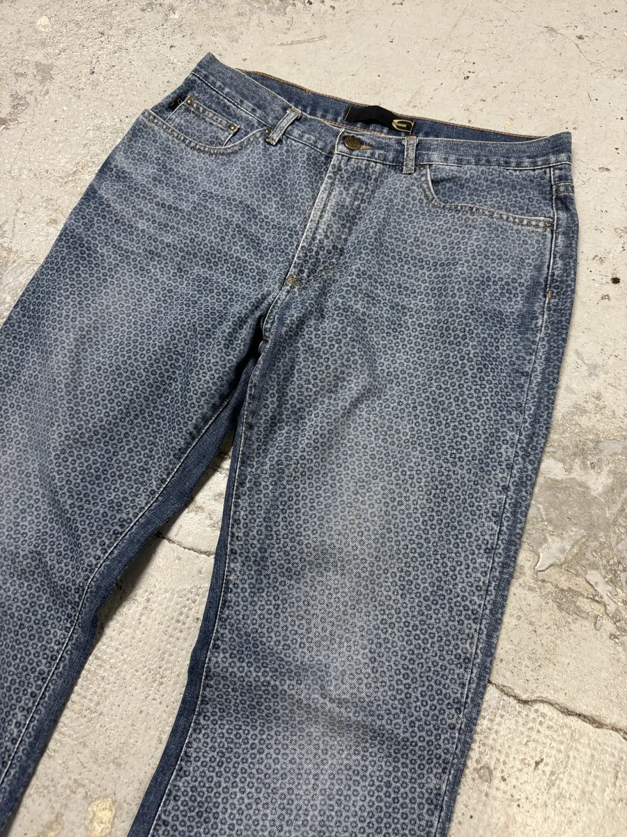 AW2003 Cavalli Blue Pointed Denim Jeans - Image 8