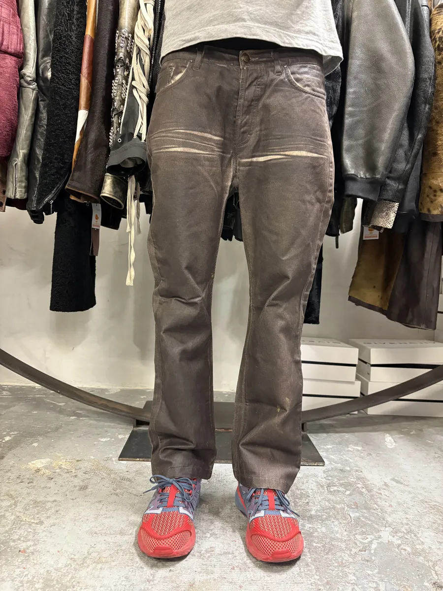 AW2003 Cavalli Brown Eroded Pants - Image 2