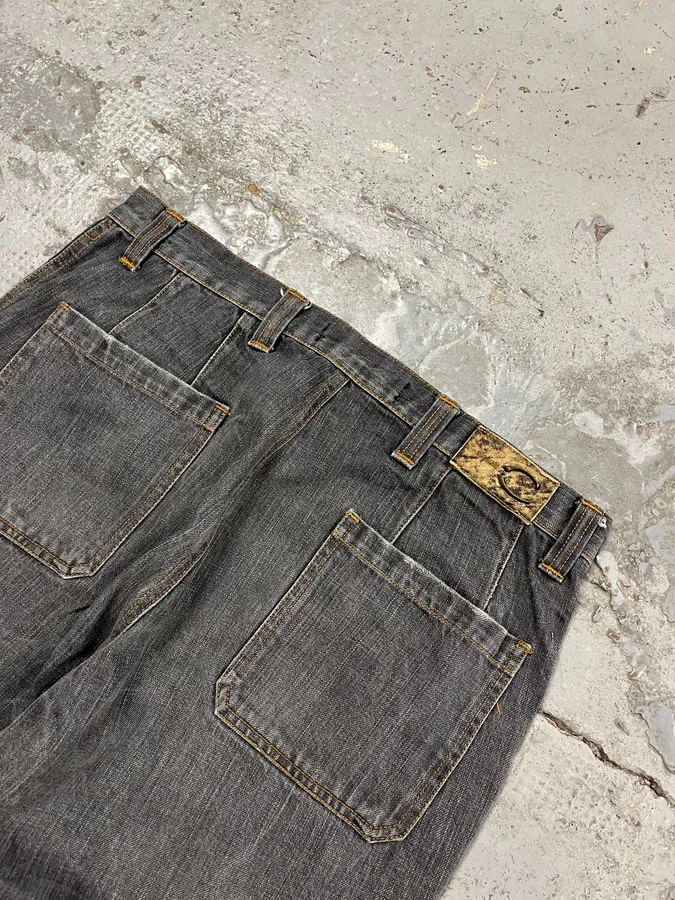 AW2003 Cavalli Cargo Grey Bootcut Denim Jeans - Image 8