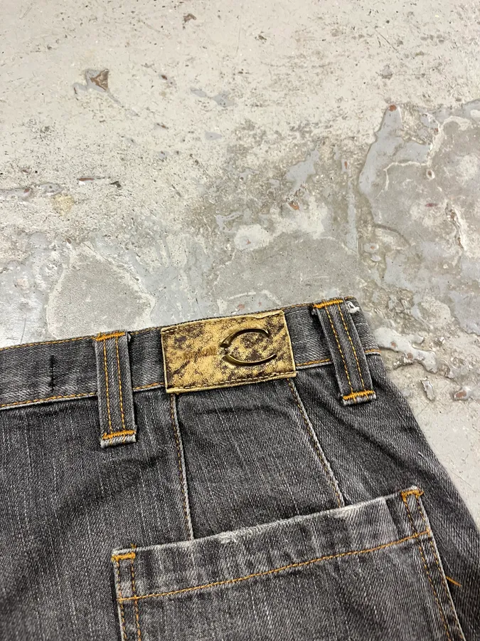 AW2003 Cavalli Cargo Grey Bootcut Denim Jeans - Image 9