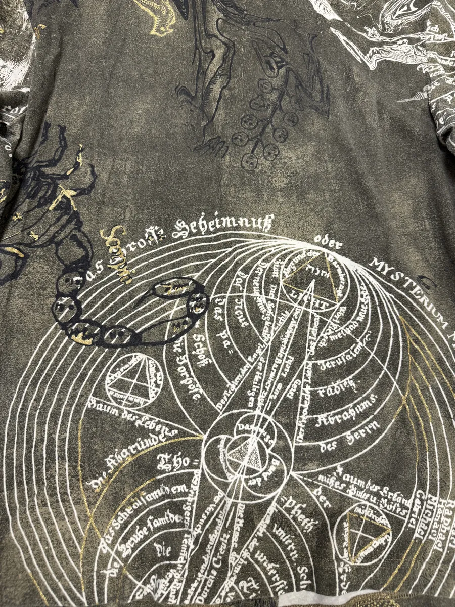 AW2003 Cavalli Green Astrology Shirt - Image 8