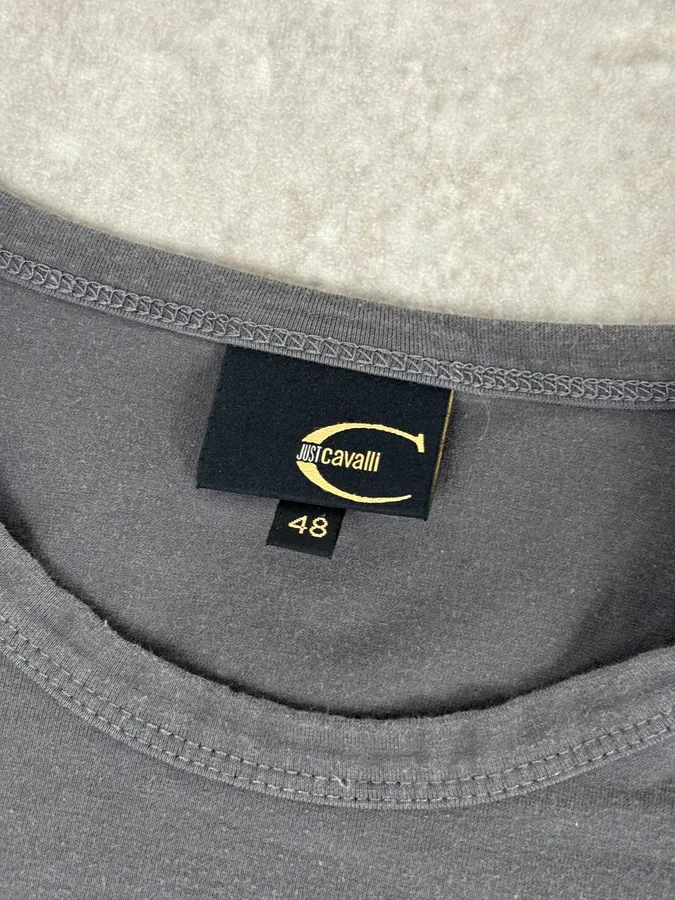 AW2003 Cavalli Grey Tiger Cloud Longsleeve T-Shirt - Image 8