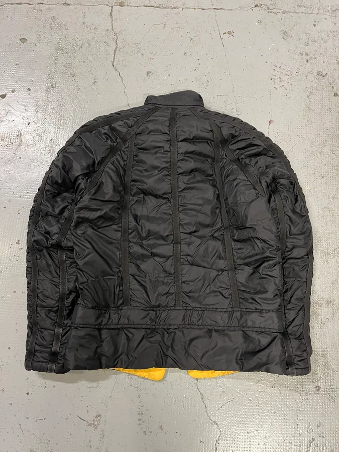AW2003 Dolce & Gabbana Astro Black & Yellow Puffer Jacket - Image 8