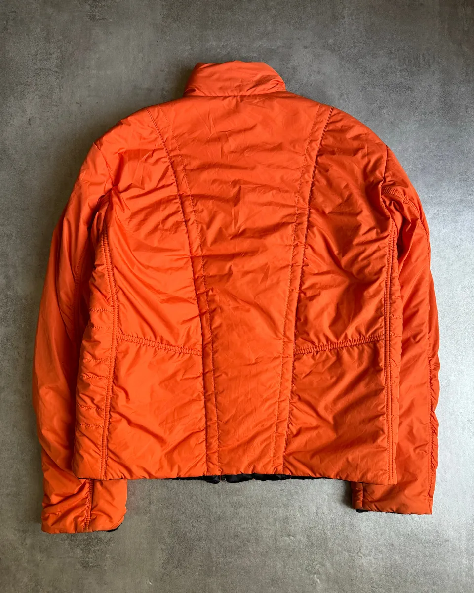 AW2003 Dolce & Gabbana Astro Orange Puffer Futuristic Jacket - Image 6