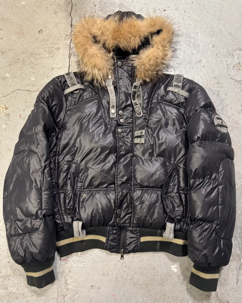 AW2003 Dolce & Gabbana Astro Puffer Bomber Jacket