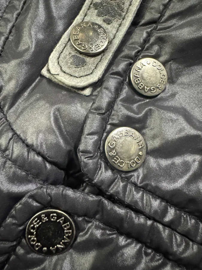 AW2003 Dolce & Gabbana Astro Puffer Bomber Jacket - Image 8
