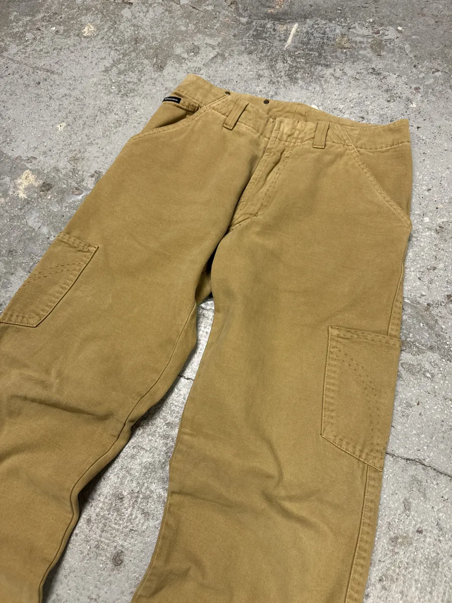 AW2003 Dolce & Gabbana Beige Multi Pockets Cargo Pants - Image 6
