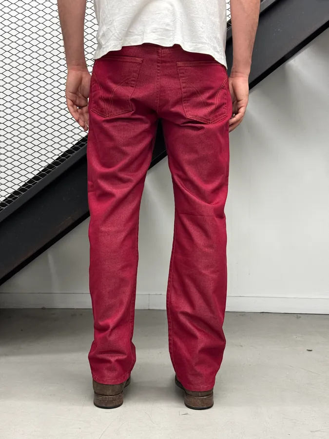 AW2003 Dolce & Gabbana Bordeaux Cozy Pants - Image 3