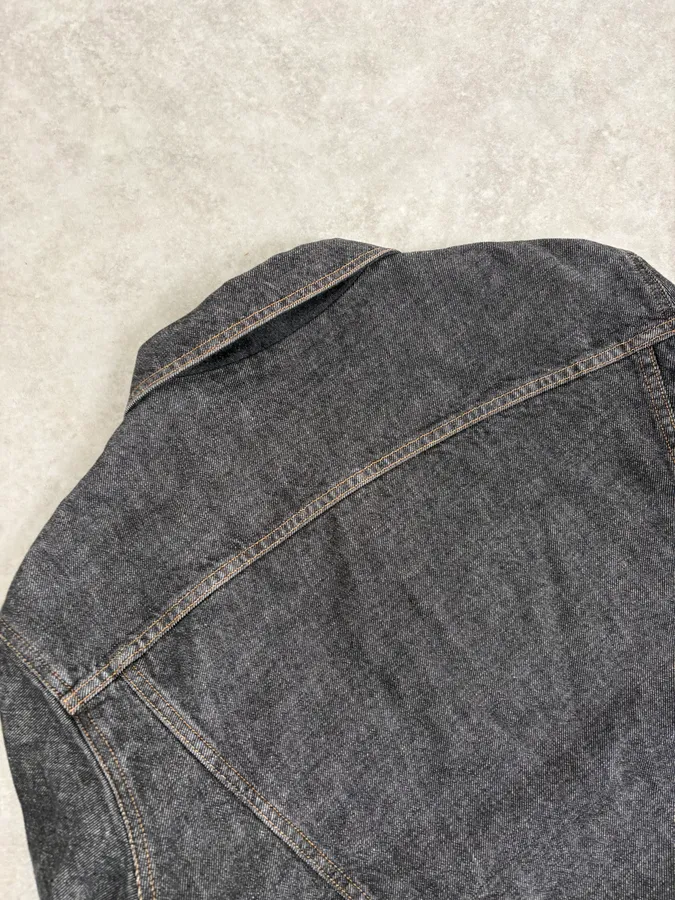 AW2003 Dolce & Gabbana Dark Grey Denim Jacket - Image 9