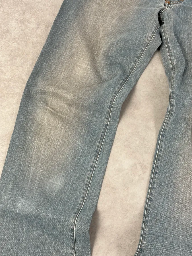 AW2003 Dolce & Gabbana Light Blue Faded Denim Jeans - Image 11