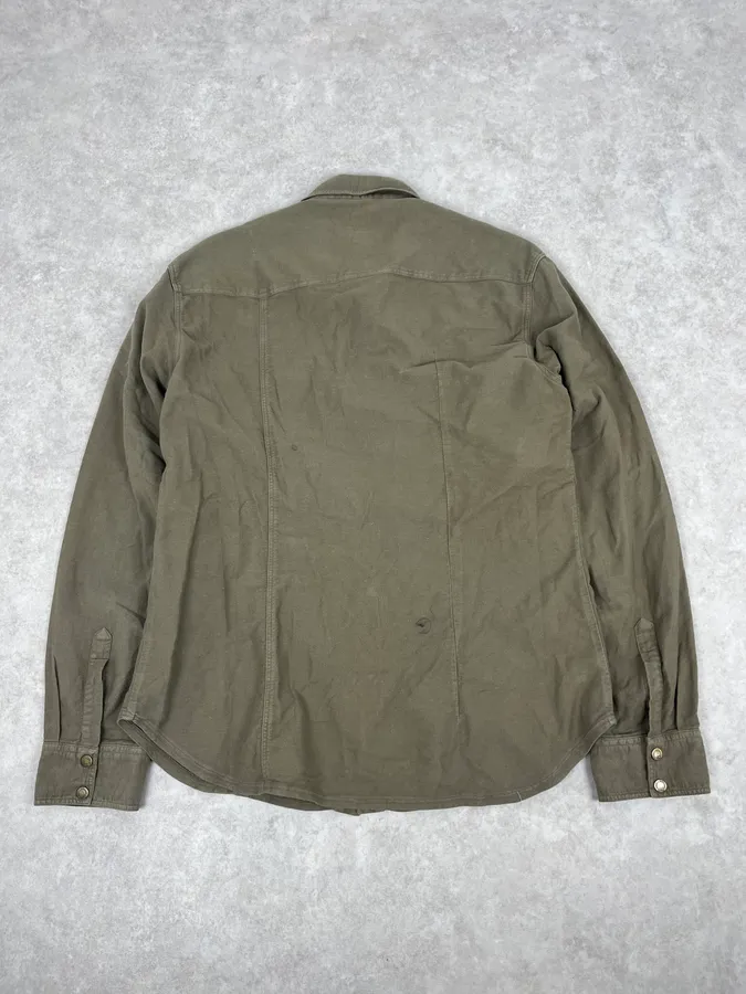 AW2003 Dolce & Gabbana Military Green Utility Shirt - Image 6