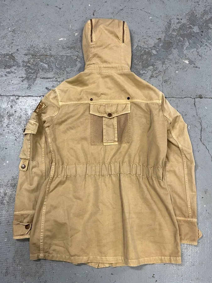 AW2003 Dolce & Gabbana Multi Pocket Cargo Beige Jacket - Image 9