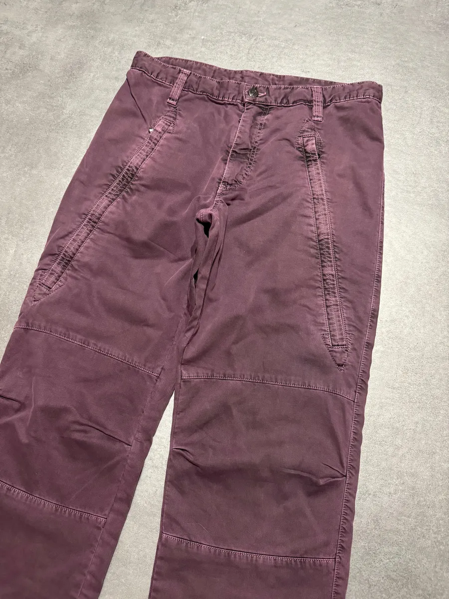 AW2003 Dolce & Gabbana Purple Bondage Relaxed Spectrum Pants - Image 8