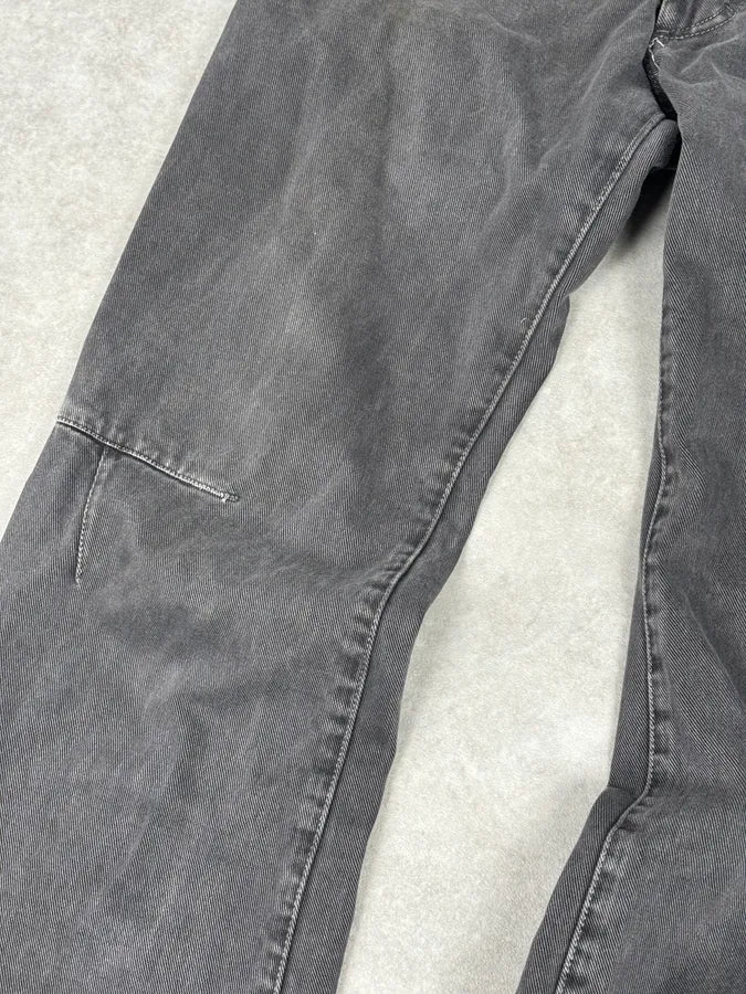 AW2003 Dolce & Gabbana Taupe Zip Waisted Jeans - Image 7