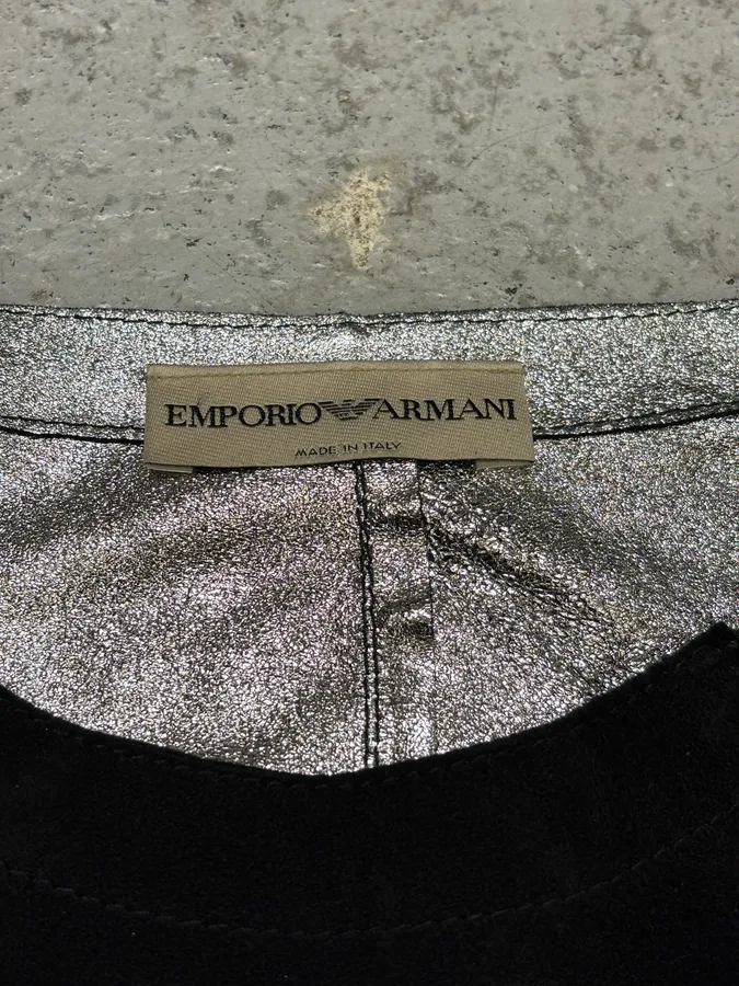 AW2003 Emporio Armani Black Multi Full Zips Jacket - Image 9