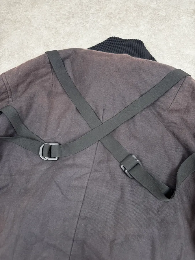 AW2003 Helmut Lang Re-Issued Fadded Strapped Bomber Jacket - Image 6