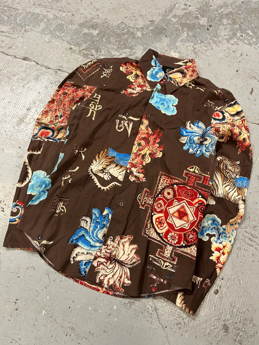 AW2003 Roberto Cavalli Astrology Asian Shirt - Image 4