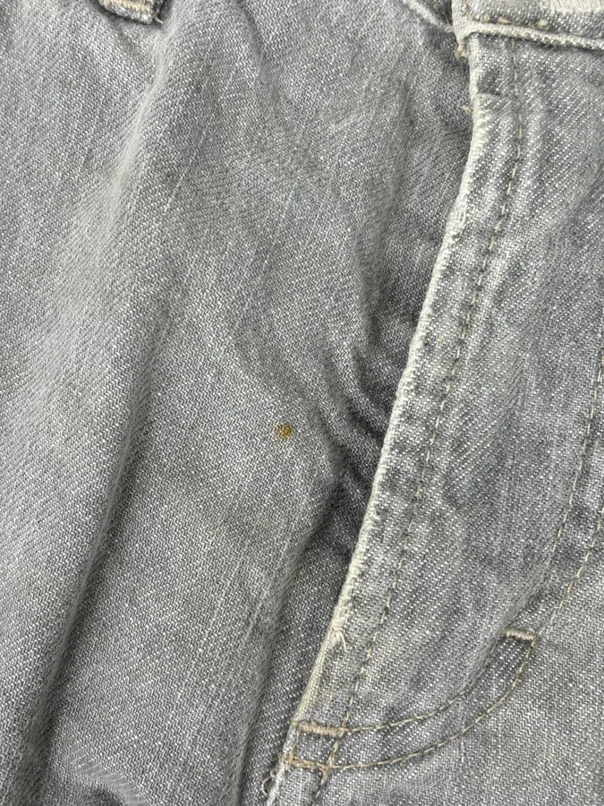 AW2004 Cavalli Grey Two Tone Denim Jeans - Image 11