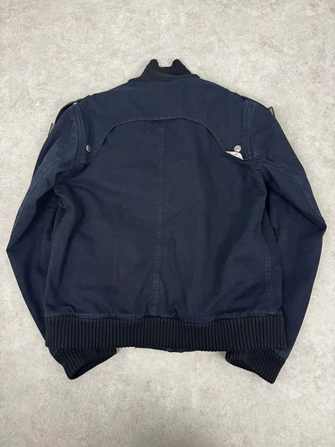 AW2004 Cavalli Navy Astro Bomber Jacket - Image 4