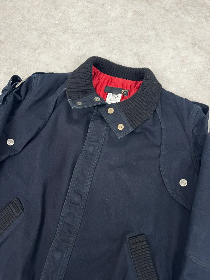 AW2004 Cavalli Navy Astro Bomber Jacket - Image 5