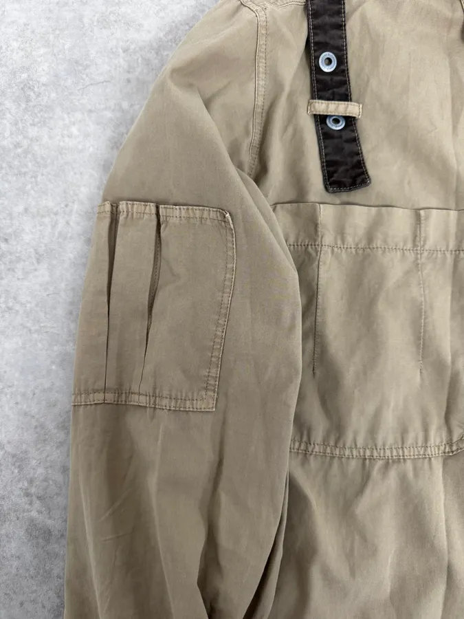 AW2004 Dolce & Gabbana Cargo Bondage Parachute Beige Shirt - Image 9