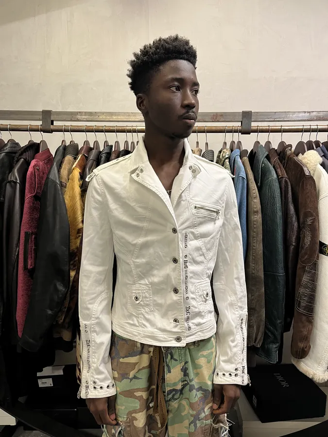 AW2004 Dolce & Gabbana Cargo White Jacket - Image 2