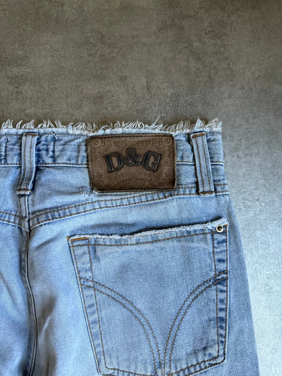 AW2004 Dolce & Gabbana Cosmopolite Flag Jeans - Image 6