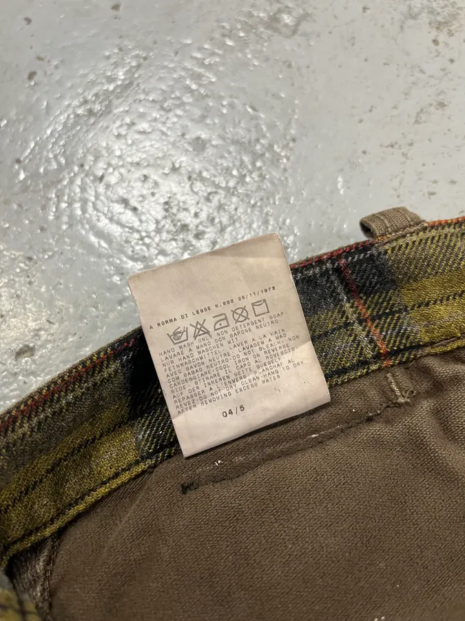 AW2004 Dolce & Gabbana Double Pocket Military Brown Pants - Image 11