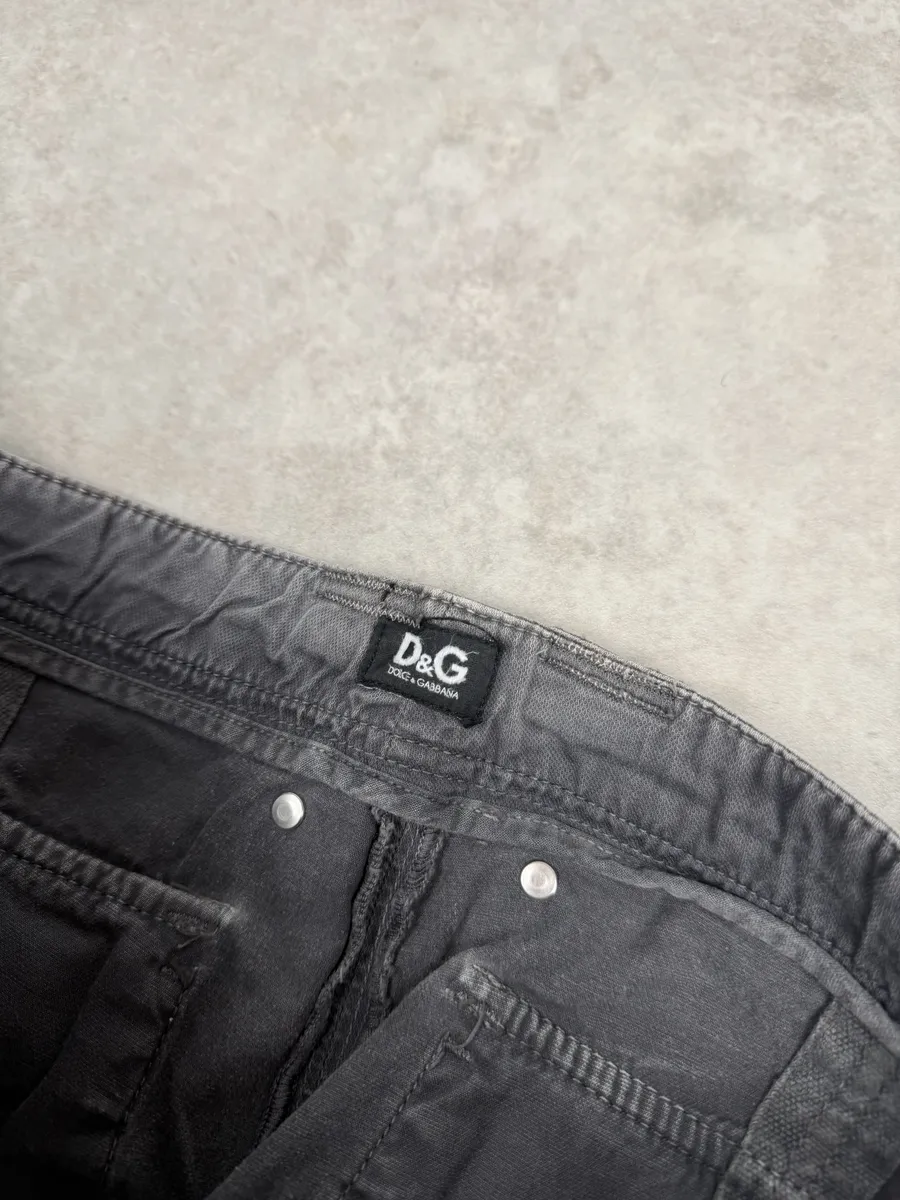AW2004 Dolce & Gabbana Grey Cargo Pants - Image 12