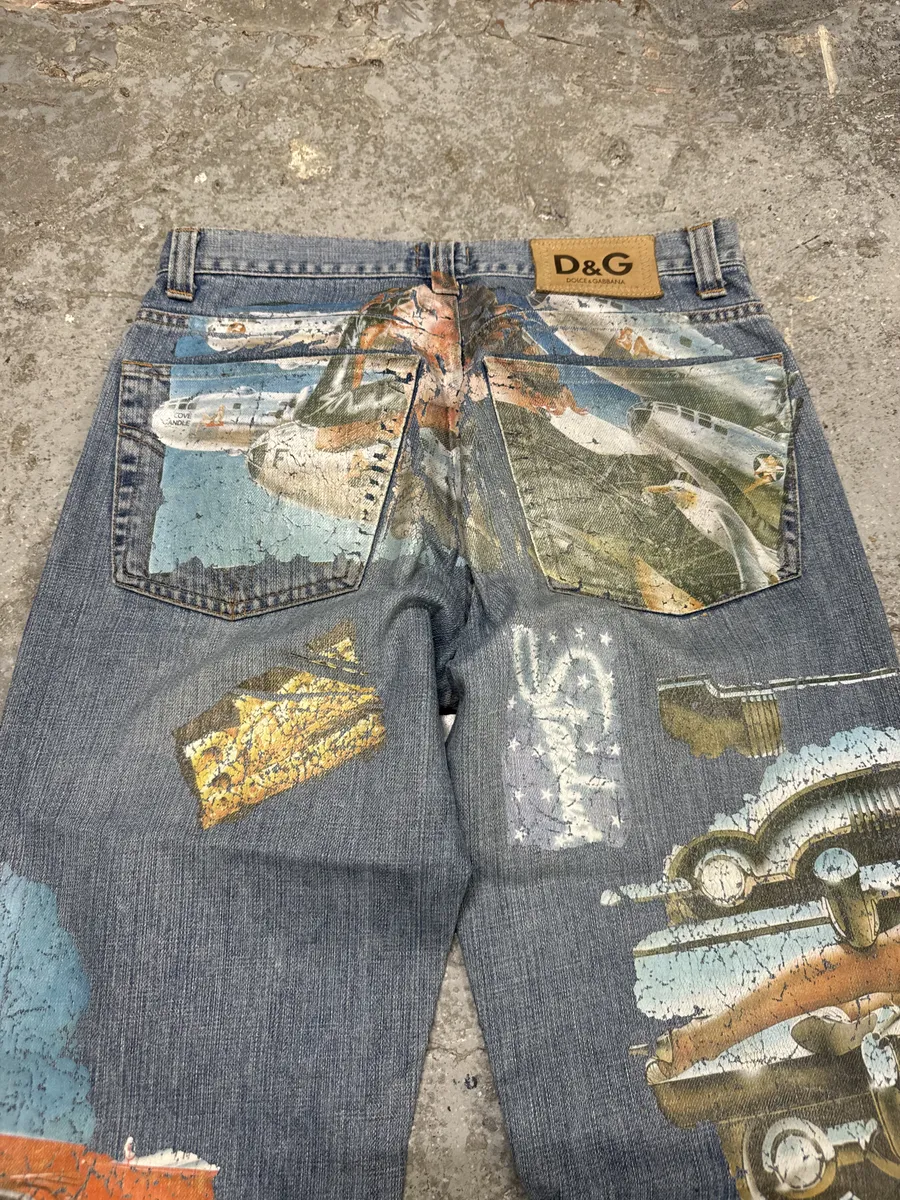 AW2004 Dolce & Gabbana Pins Extra Rare Denim Jeans - Image 7