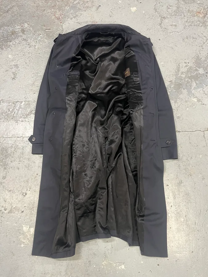 AW2004 Louis Vuitton Navy Belted Trench Jacket by Marc Jacobs - Image 7