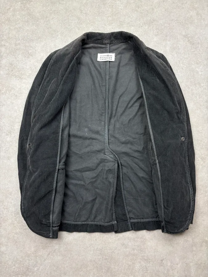 AW2004 Maison Martin Margiela Corduroy Single-Breasted Blazer Jacket - Image 7