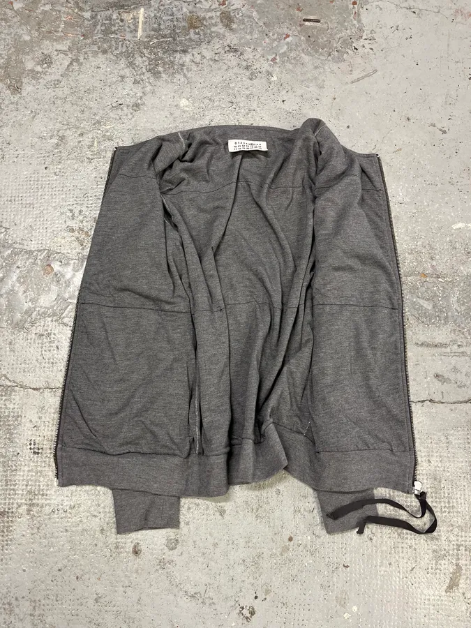 AW2004 Maison Martin Margiela Grey Zip-up Sweater - Image 8