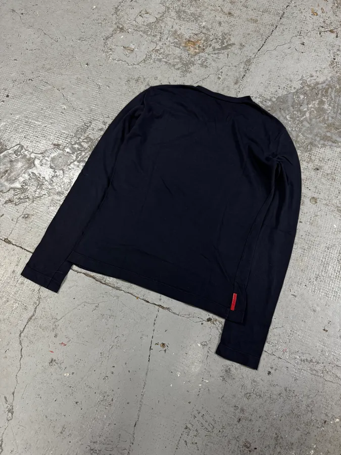 AW2004 Prada Linea Rossa Navy Human Longsleeves - Image 6