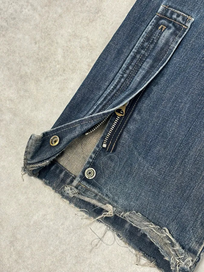 AW2005 Armani Blue Cargo Denim Jeans - Image 11