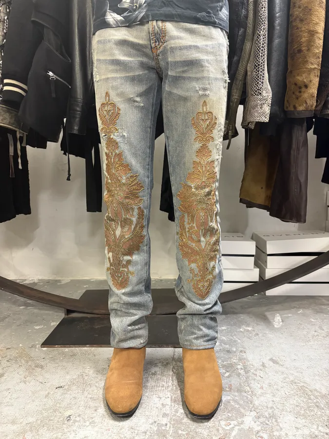 AW2005 Cavalli Blue Royal Denim Jeans - Image 2