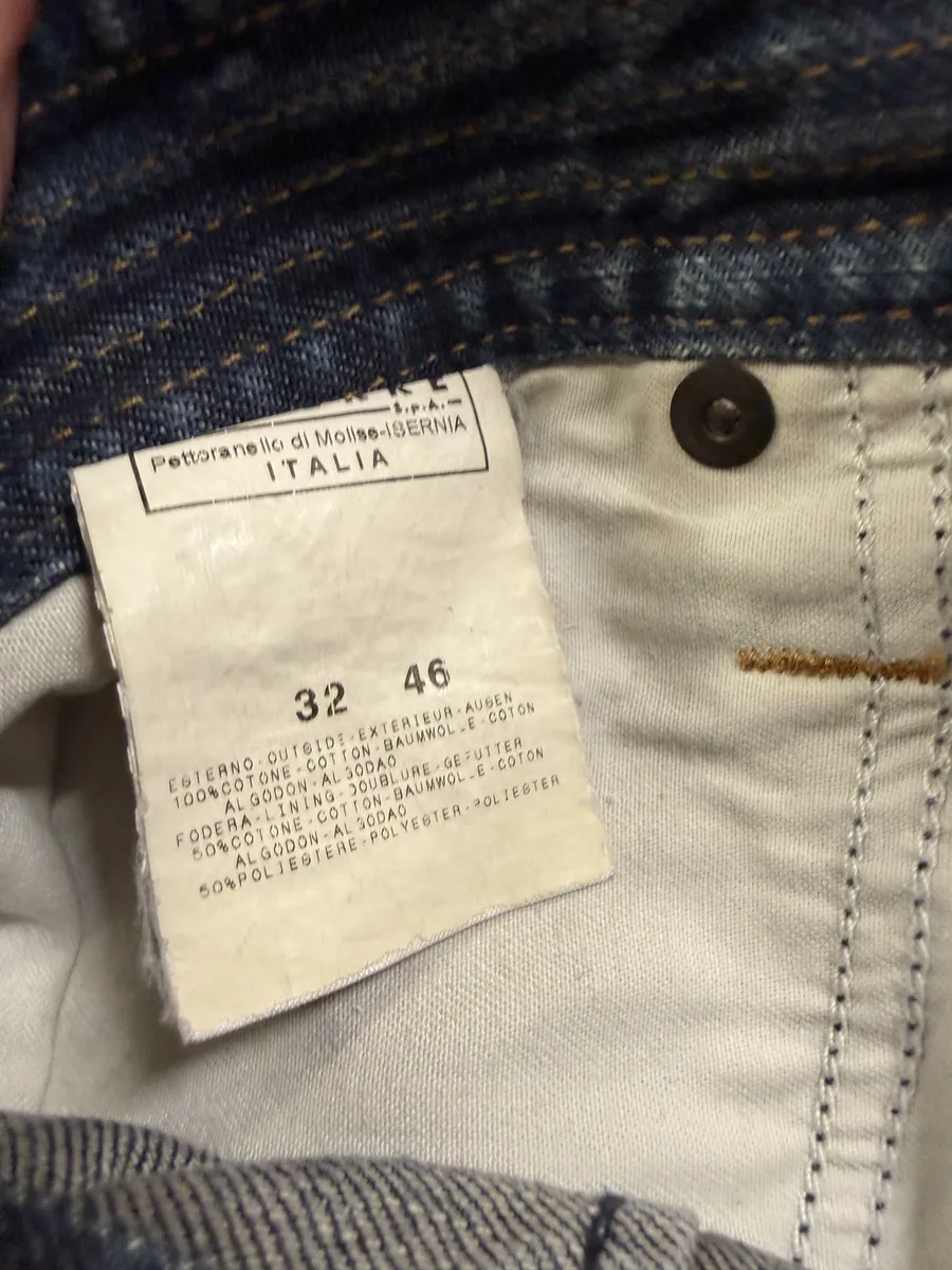 AW2005 Cavalli Distressed Blue Rebel Grey Waist Denim Jeans - Image 6