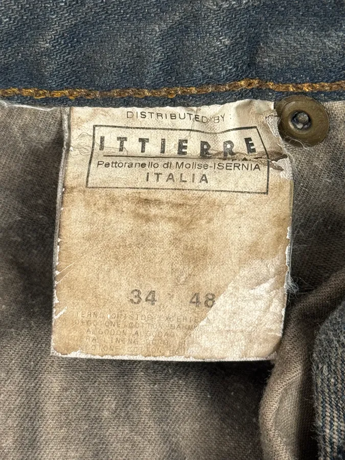 AW2005 Cavalli Grey Faded Washed Denim Jeans - Image 13