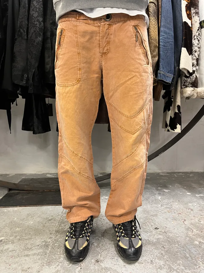 AW2005 Cavalli Large Relaxed Faded Orange Pants