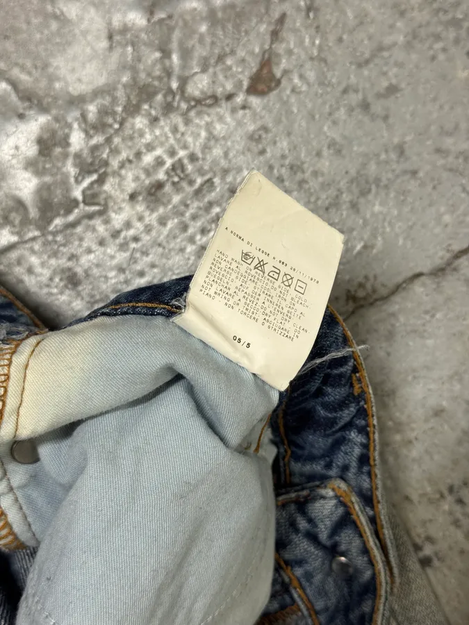 AW2005 Cavalli Royal Ornament Blue Denim Jeans - Image 10
