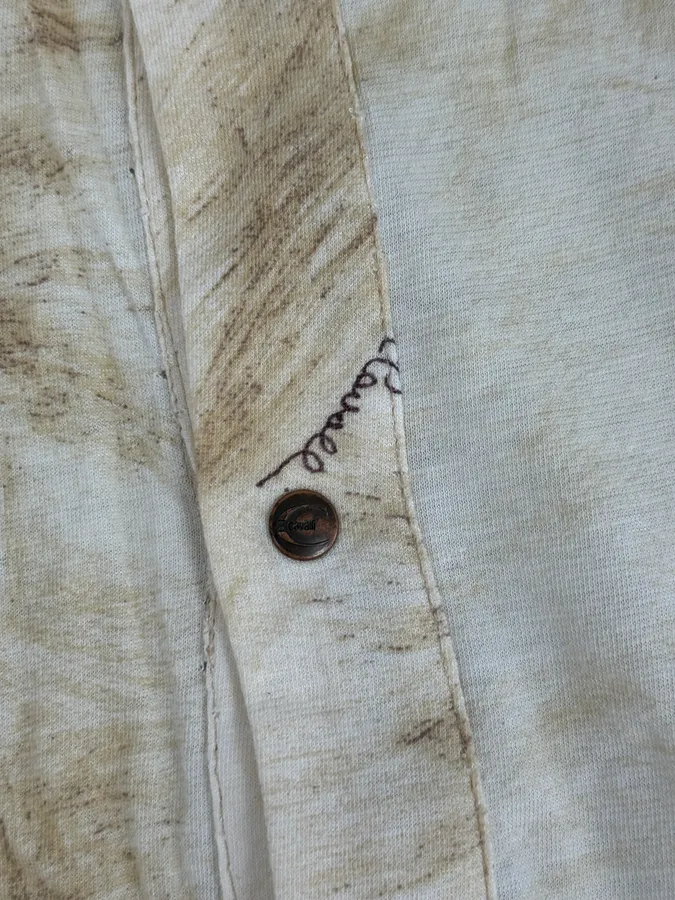 AW2005 Cavalli White & Fur Effect Shirt - Image 10
