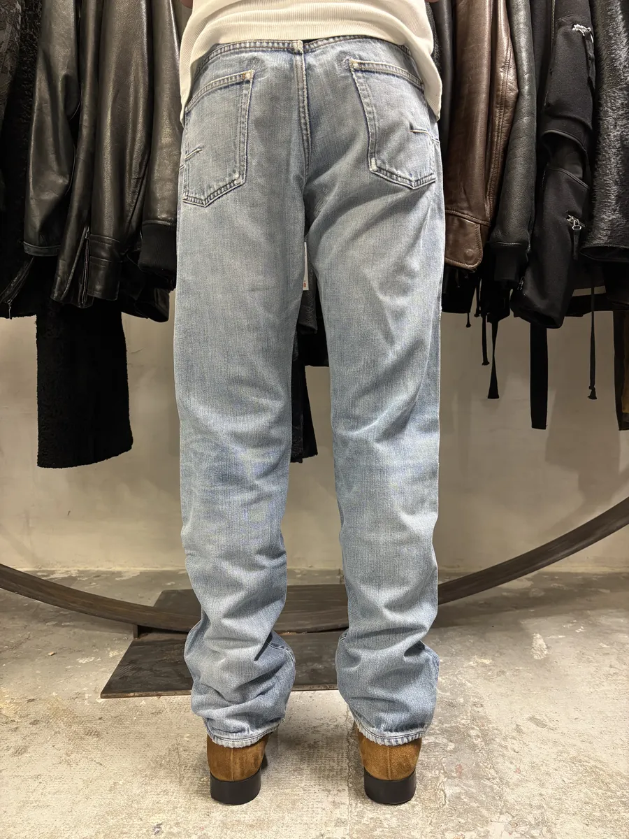 AW2005 Dior by Hedi Slimane Blue Denim Jeans - Image 2