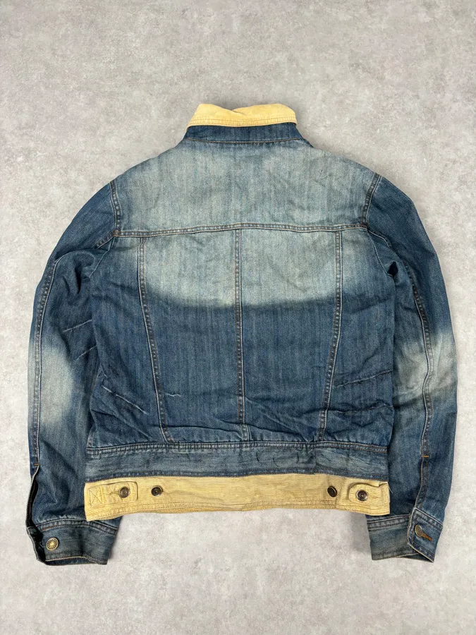 AW2005 Dolce & Gabbana Layered Blue Denim Jacket - Image 5