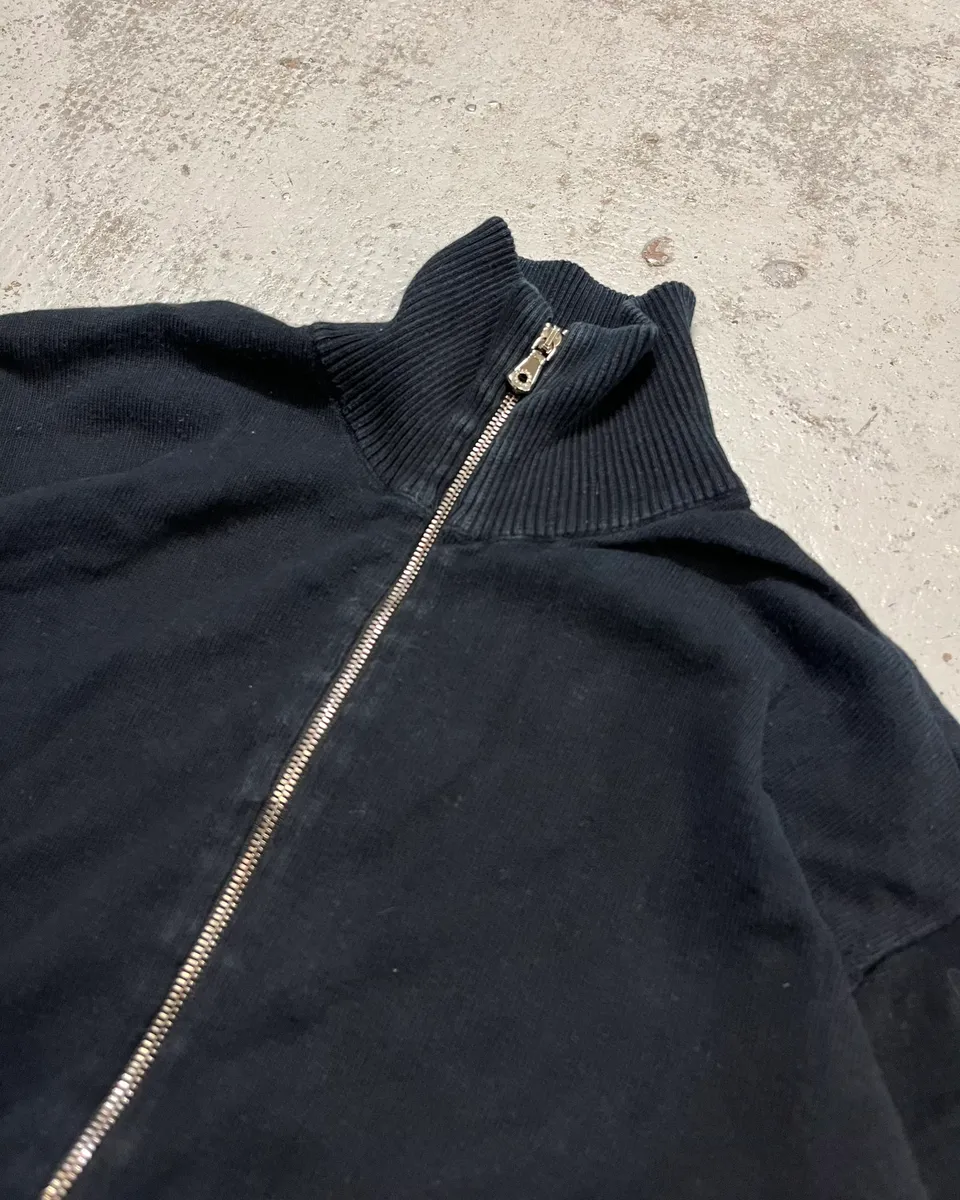 AW2005 Dolce & Gabbana Logo Black Zip Up Sweater - Image 5