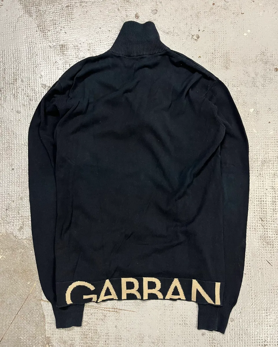 AW2005 Dolce & Gabbana Logo Black Zip Up Sweater - Image 7