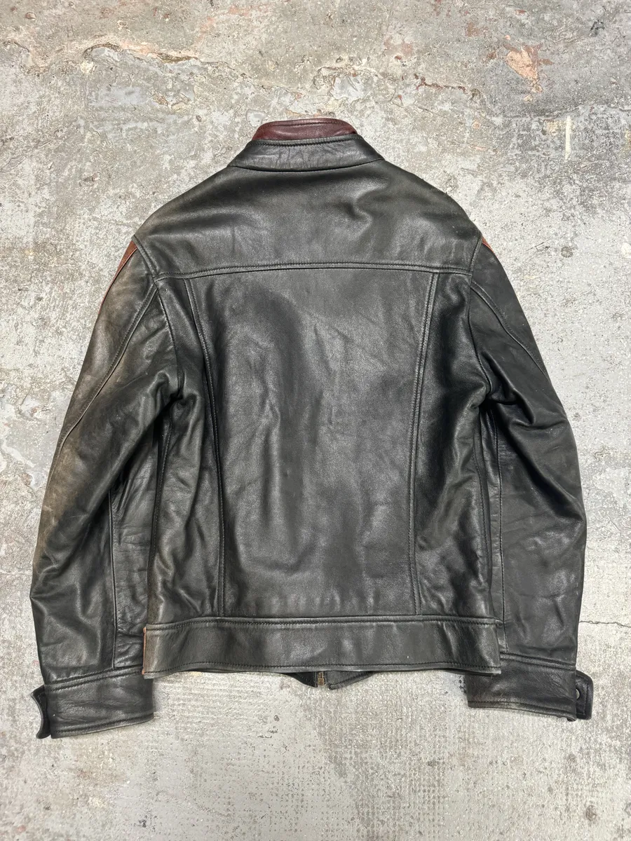 AW2005 Dolce & Gabbana Pro Biker Leather Jacket - Image 5