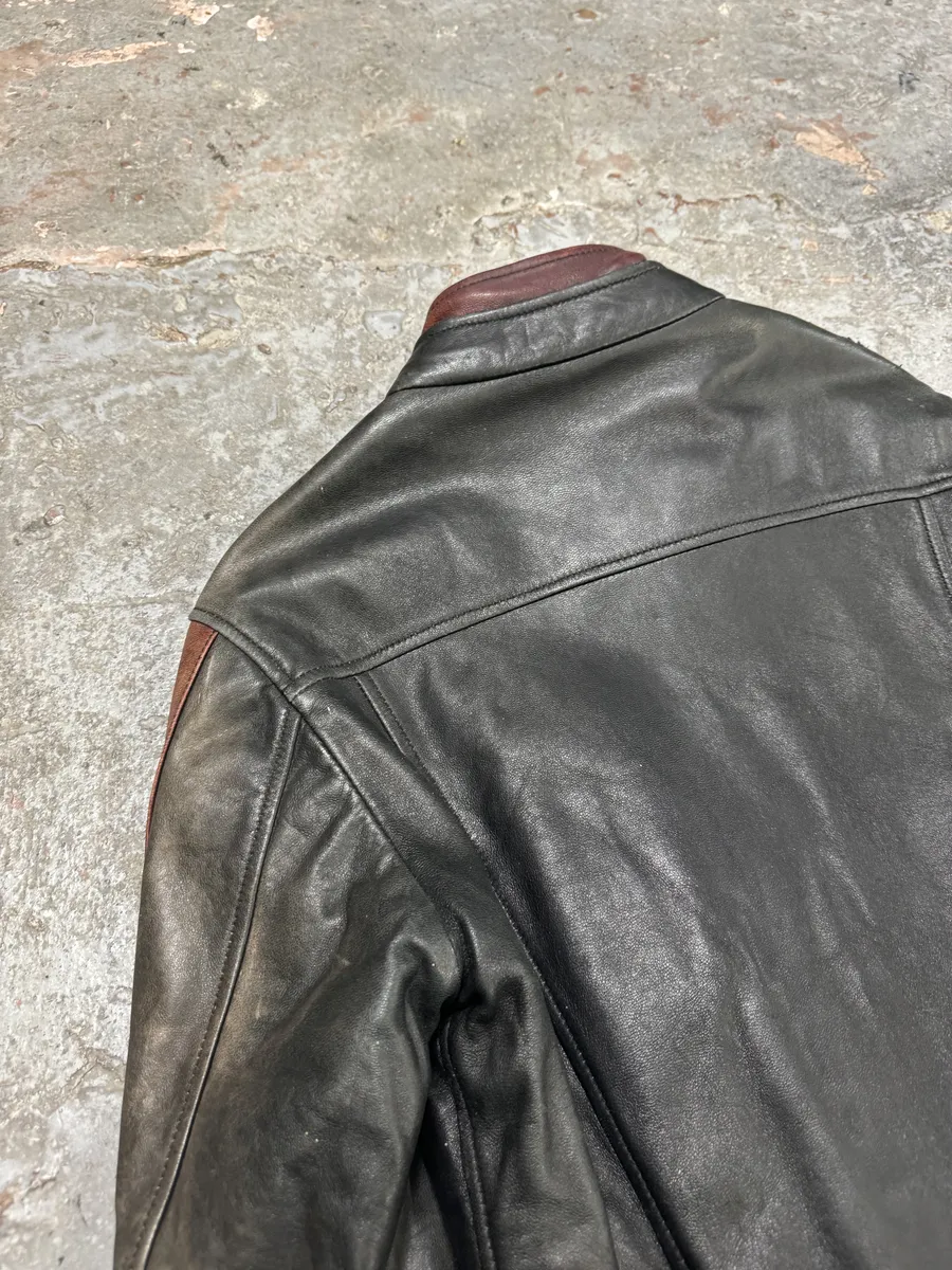 AW2005 Dolce & Gabbana Pro Biker Leather Jacket - Image 6