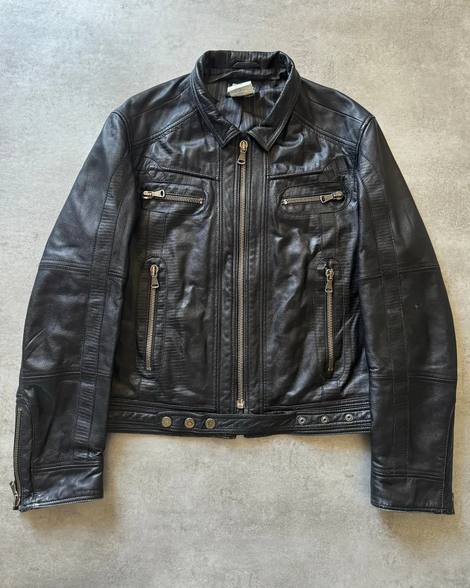 AW2005 Dolce & Gabbana Structured Biker Jacket