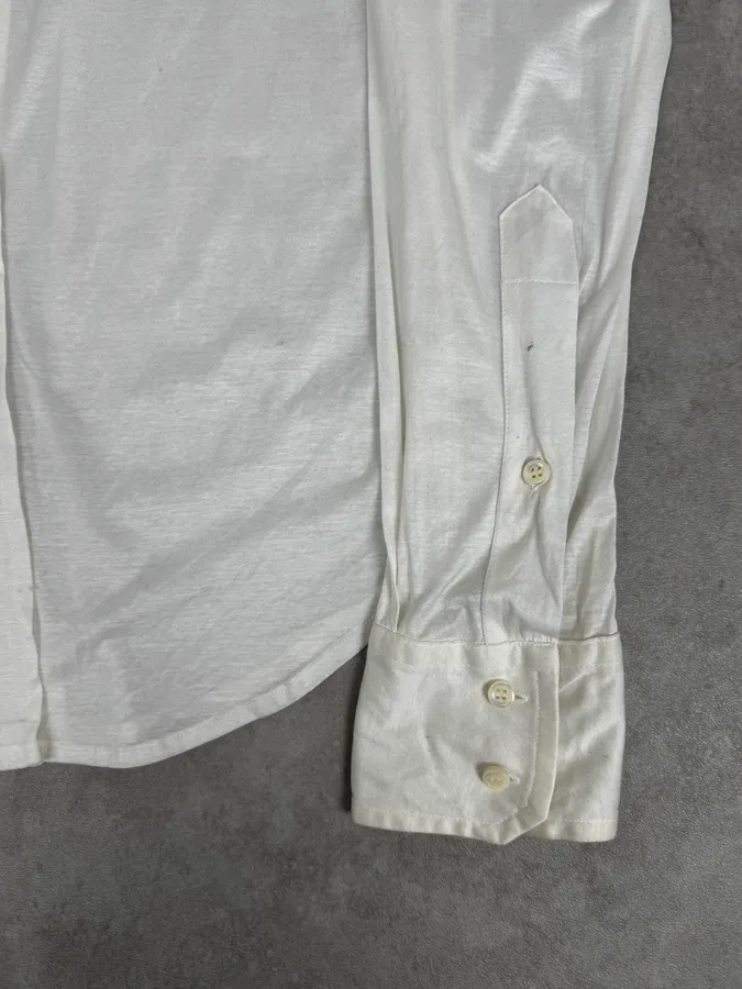 AW2005 Dsquared2 White God Judgement Transparent Shirt - Image 10